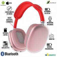 Headphone Bluetooth XC-BTH-32 X-Cell - Vermelho Rosê